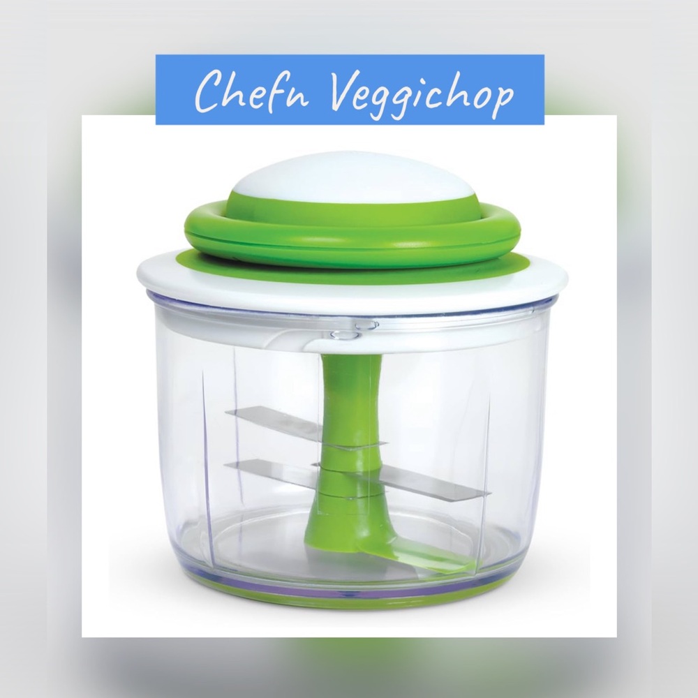 Chef'n VeggiChop Hand-Powered Food Chopper and Coffee Pod Stand